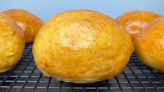 Burger Buns  How To Make Perfect Burger Buns Recipe [upl. by Akinimod]