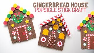 Gingerbread House Craft for Kids [upl. by Karas]