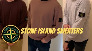 Stone Island Casual Sweatshirts for FallWinter Try On [upl. by Nandor479]