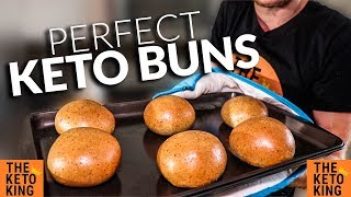 PERFECT Keto Buns  Keto Hamurger Buns  Low Carb Buns  Keto Rolls  Keto Bread [upl. by Esau]