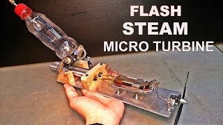 Flash Steam Micro Turbine [upl. by Steele]