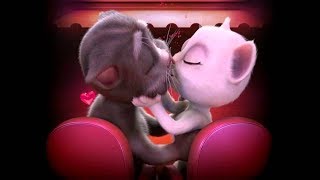 Talking Tom and Angela kissing [upl. by Potter277]