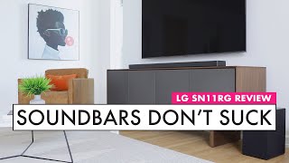 The TV SOUNDBAR BETTER than a HOME THEATER System LG Soundbar Review [upl. by Vilberg]