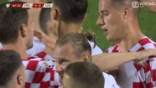 Croatia vs Latvia 50 All Goals ResultsHighlights Euro Qualifiers2024 Andrej Kramaric Goal [upl. by Eulalia]