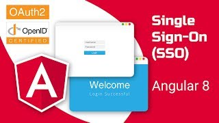 Creating a SingleSignOn Angular Application  OAuth2 and OIDC [upl. by Schilit119]