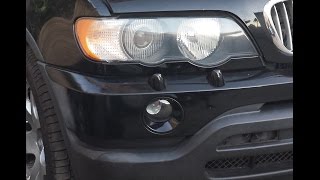 Headlight Removal BMW X5 [upl. by Euqilegna811]