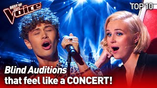 They turned their Blind Audition into a CONCERT on The Voice  TOP 10 [upl. by Gney]