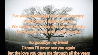 Linda Ronstadt ♪ Goodbye My Friend [upl. by Aitnyc31]