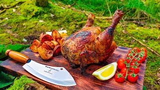 🔥Whole Chicken Prepared in the Forest🔥 Relaxing Cooking [upl. by Acyssej83]