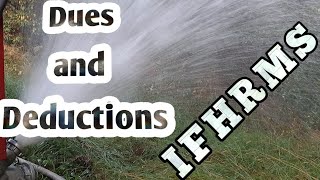 IFHRMS  New Video  Dues and Deductions  income tax [upl. by Nathanil]