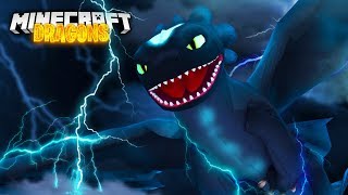 The ALPHA NIGHTFURY is HUNTED  Minecraft Dragons [upl. by Ennoira]