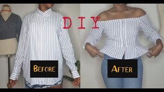 DIY Transformation chemise homme [upl. by Datnow]