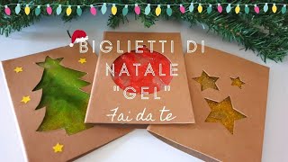 TUTORIAL BIGLIETTI DI NATALE FAI DA TE [upl. by Irovi]