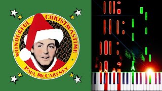 Paul McCartney  Wonderful Christmastime  Piano Tutorial [upl. by Giglio]