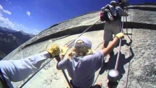 Half Dome Cables ALL THE WAY UP [upl. by Ettevad]