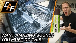 IMPROVE SOUND Deadening Treatment EXPLAINED  Better Bass and Improved Sound Quality [upl. by Leiva]