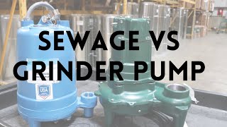 Sewage vs Grinder Pumps [upl. by Eisenstark]