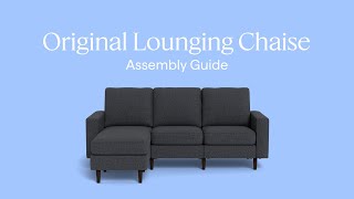 EN Original Lounging Chaise  Assembly Guide [upl. by Bald]