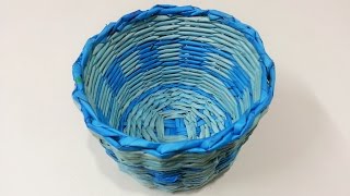 How to make newspaper basket [upl. by Uile132]