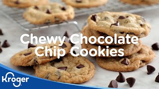 How to Make Chewy Chocolate Chip Cookies  Kroger Recipes  Kroger [upl. by Latif553]