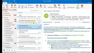 Email Outlook  Reply Reply All [upl. by Mcgrath]