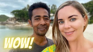 We found PARADISE in Koh Phangan Island AMWF Thailand Family vlog [upl. by Anneyehc]