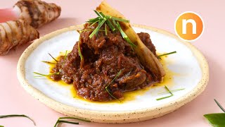 Beef Rendang  The BEST ULTIMATE Recipe Nyonya Cooking [upl. by Nehgam649]