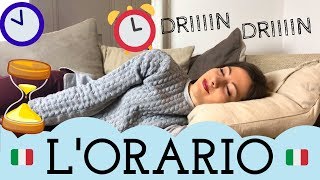 Come dire lORARIO in italiano che ora è che ore sono  How to Tell TIME in ITALIAN ⏰ ⌚️ 🕰 [upl. by Adran]