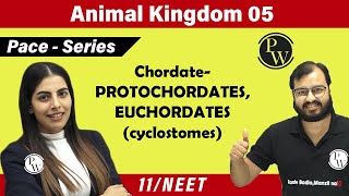 Animal Kingdom 05  Chordate  PROTOCHORDATES  EUCHORDATES cyclostomes  11  NEET  PACE SERIES [upl. by Adnilg]