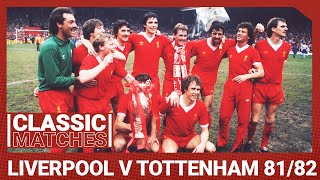 Classic Match Liverpool 31 Spurs  Souness lifts the title number 13 at Anfield [upl. by Ettenauq]