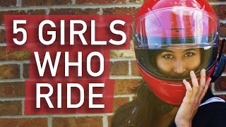 5 TYPES OF WOMEN WHO RIDE MOTORCYCLES [upl. by Geordie]