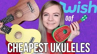 The Cheapest Ukuleles From Wish [upl. by Fortunio]