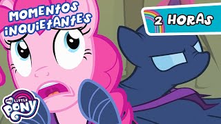 ¡Los episodios más inquietantes de MLP 😱🌑  2 Horas  My Little Pony 🦄 La magia de la amistad [upl. by Tootsie]