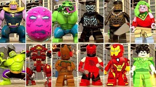 LEGO Marvel Super Heroes 2  All DLC Characters [upl. by Anaic]