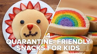 4 Fun QuarantineFriendly Snacks For Kids • Tasty Recipes [upl. by Groscr642]