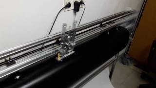 home made plotter  Vinyl Cutter [upl. by Wil721]