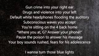 Jorja Smith  Blue Lights Lyrics on screen [upl. by Ytinav]