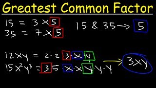 How To Find The Greatest Common Factor Quickly [upl. by Eenar]