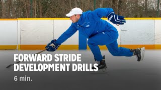 Forward Stride Development Drills  iTrain Hockey [upl. by Tidwell]