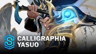 Calligraphia Yasuo Wild Rift Skin Spotlight [upl. by Rudolph82]