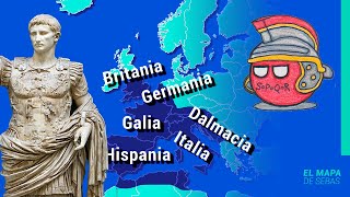 🌏🌏¿Qué PROVINCIAS del IMPERIO ROMANO correspondieron a los PAÍSES ACTUALES en Europa 🌏🌏 [upl. by Camila]