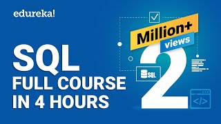 SQL Full Course  SQL Tutorial For Beginners  Learn SQL Structured Query Language  Edureka [upl. by Elleinnad]