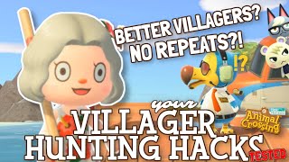 5 TIPS for Finding BETTER VILLAGERS👀 Your Villager Hunt Tricks Tested  ACNH Dreamie Hunt [upl. by Erlewine326]