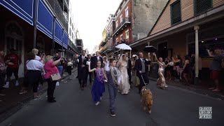 New Orleans Second Line  New Orleans Wedding [upl. by Surdna167]