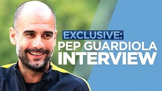 PEP GUARDIOLA EXCLUSIVE INTERVIEW [upl. by Dorran957]