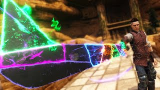 USING EVERY SPELL ON THE ELEMENTAL BLADE in Blade and Sorcery VR [upl. by Eugenides]