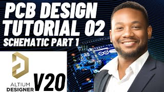 PCB Design Tutorial 02 for Beginners Altium v20  Schematic [upl. by Rosemaria18]