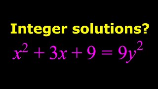 Solving a Quadratic Diophantine Equation [upl. by Llenyaj69]