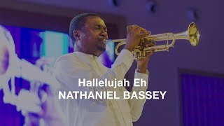 Hallelujah Eh  Nathaniel Bassey Lyrics Video [upl. by Halbeib]