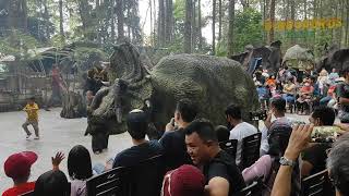 part 2 end of Dino Show mojosemi forest park  9 oct 2022 [upl. by Natal470]